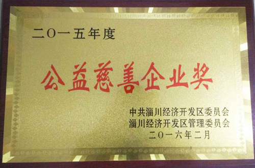 2015年公益慈善企業(yè)獎(jiǎng)